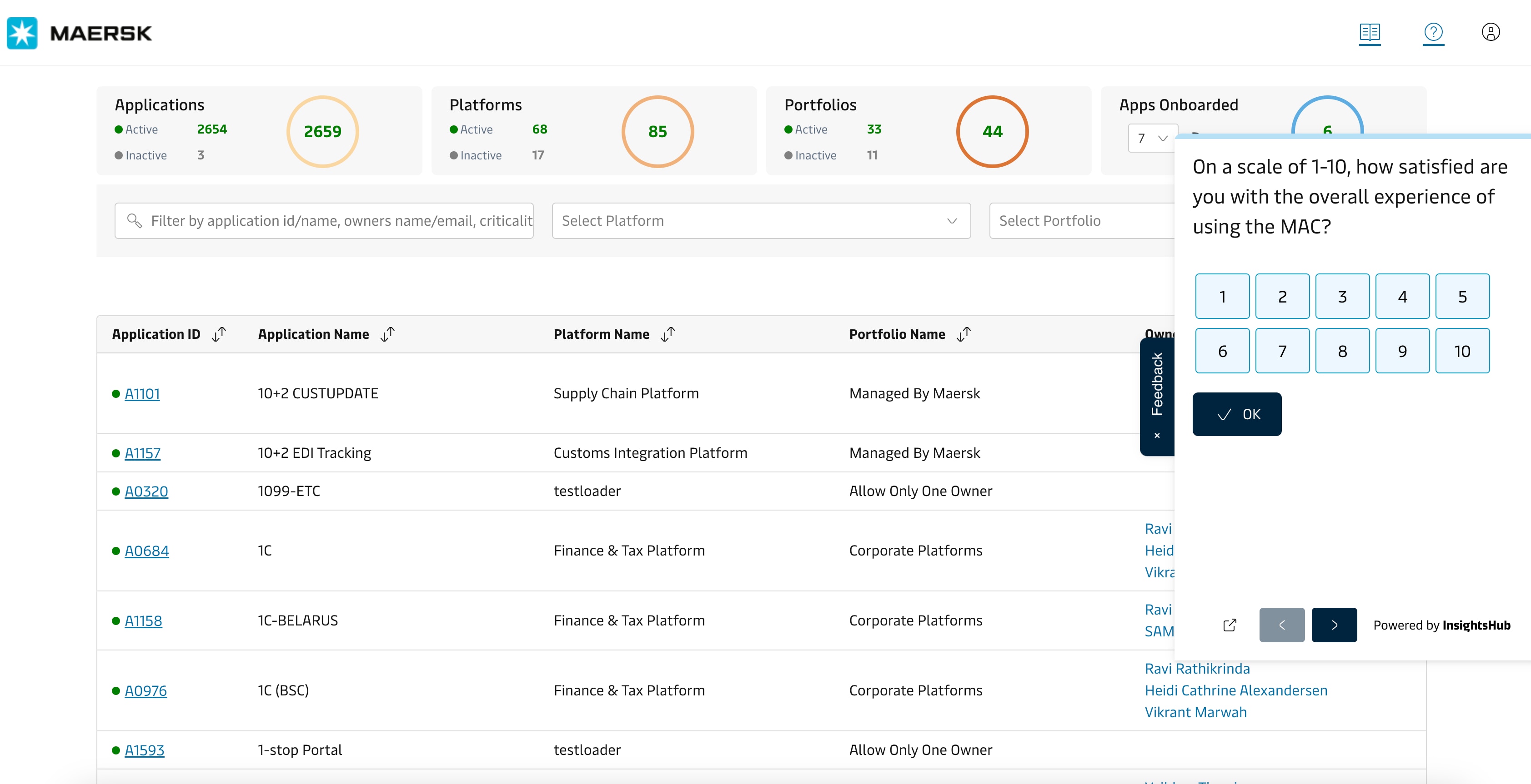 InsightsHub Integration