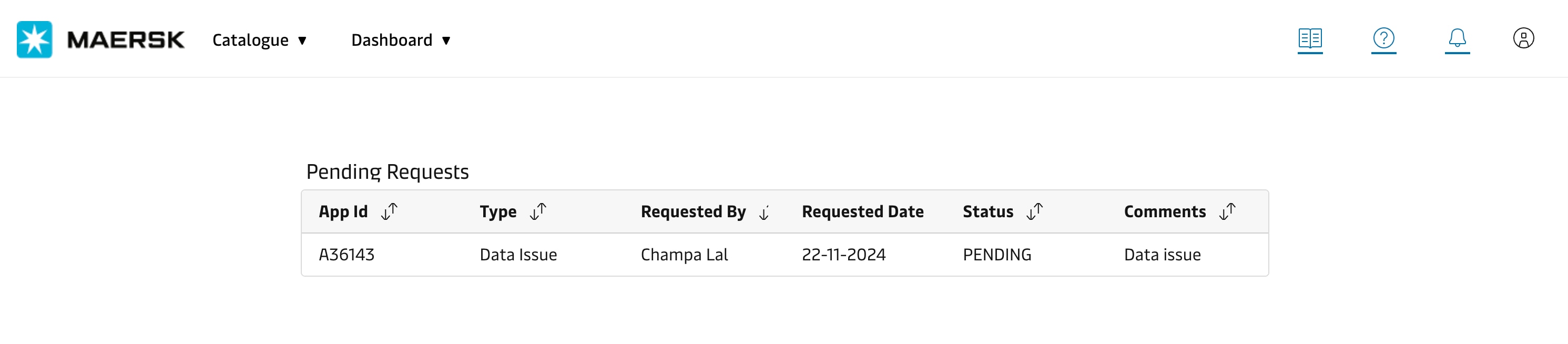 Pending Request Notification